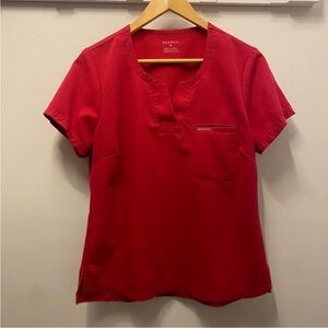 Jaanuu Bold Red Short Sleeve Top